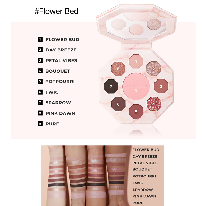 DEAR DAHLIA Secret Garden Palette 9.8g [Blooming Edition] | Best Price and  Fast Shipping from Beauty Box Korea